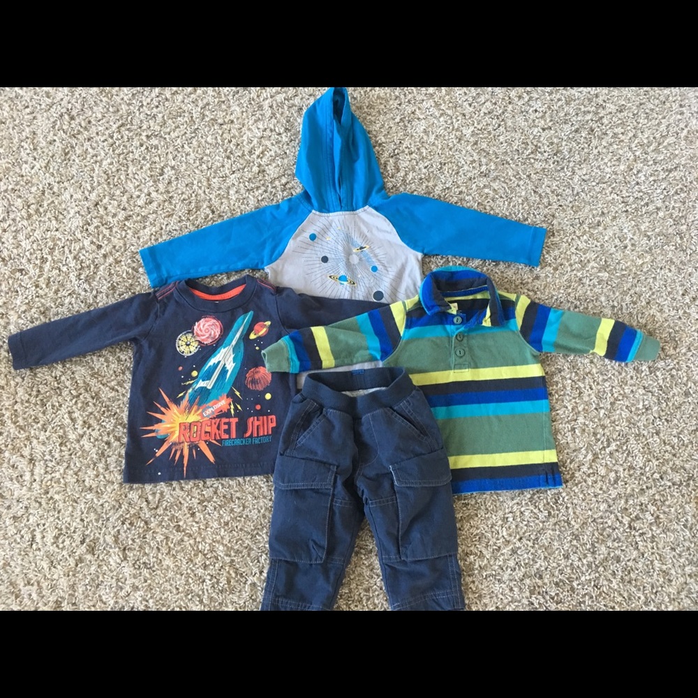 Tea boys clothing, 6-12mo